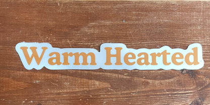Warm Hearted Sticker